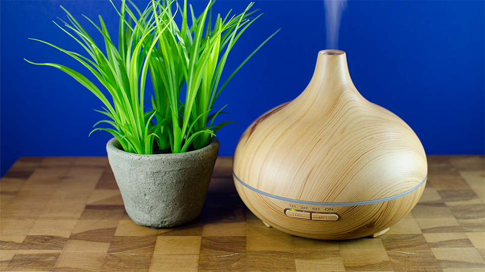 300ml Wood Grain Cool Mist Aroma Diffuser - Andredamart