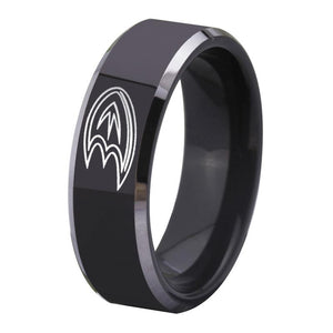 Anaheim Ducks Ring Tungsten 8mm Wedding Band Jewelry Men Women