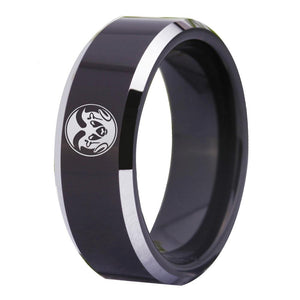 Colorado State Rams Ring Tungsten 8mm Wedding Band Jewelry Men Women