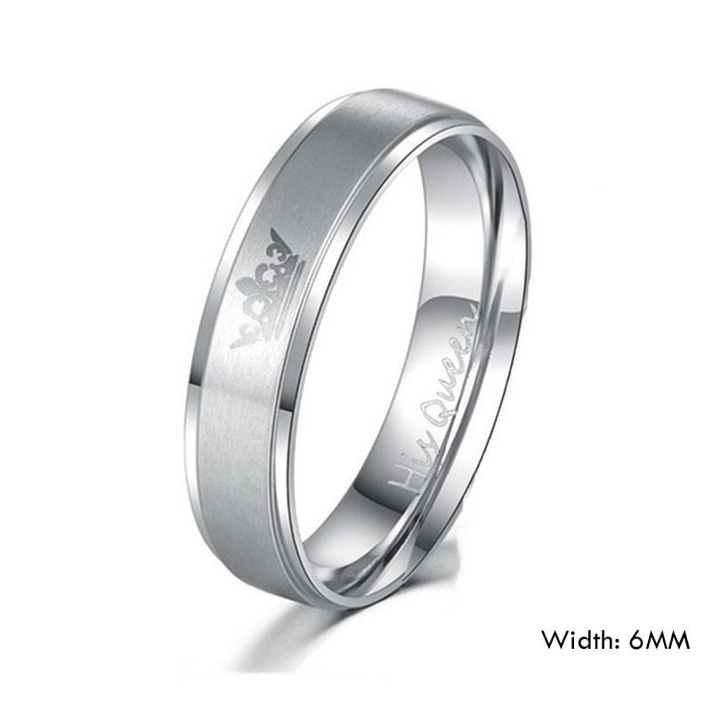Her King His Queen Couples Rings