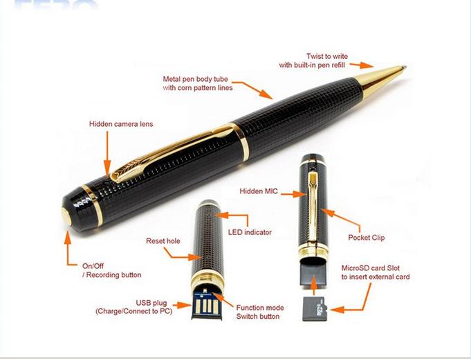HD Video Recording Pen