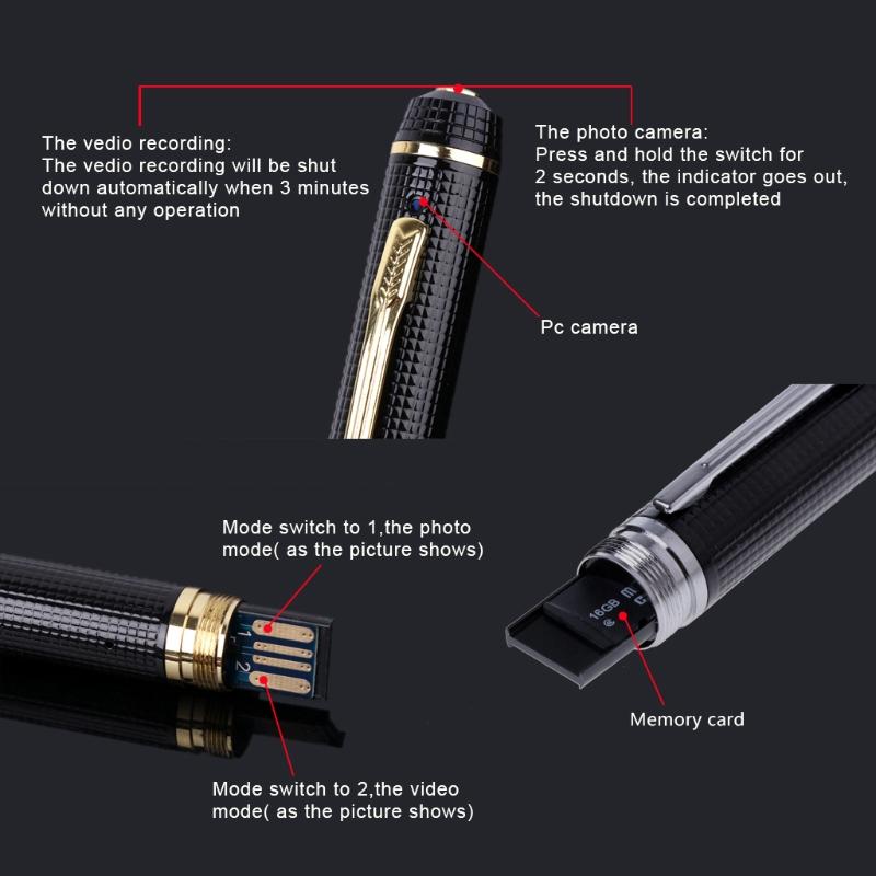 HD Video Recording Pen