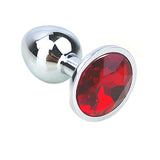 12 Colors Metal Anal Sex Toys For Women & Men,  Anal Butt Plugs + Crystal Jewelry, Booty Beads,Anal Tube, Sex Products