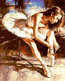 Paint It Yourself By Numbers! Beautiful Colorful Ballerina Painting (UNFRAMED) - Andredamart