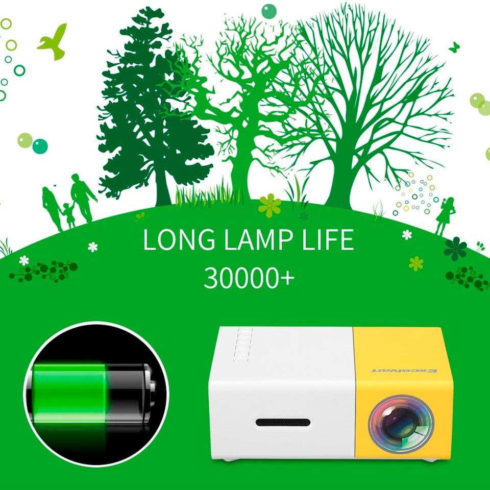 1080P Mini Portable HD LCD Projector