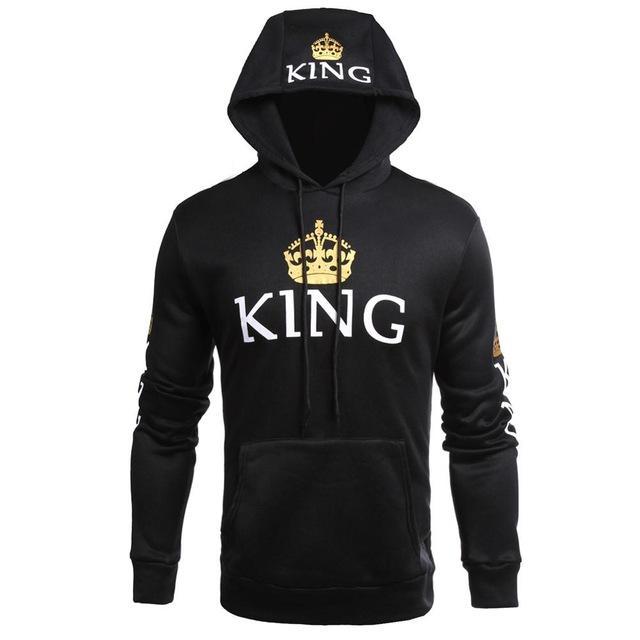 King Queen Hoodies