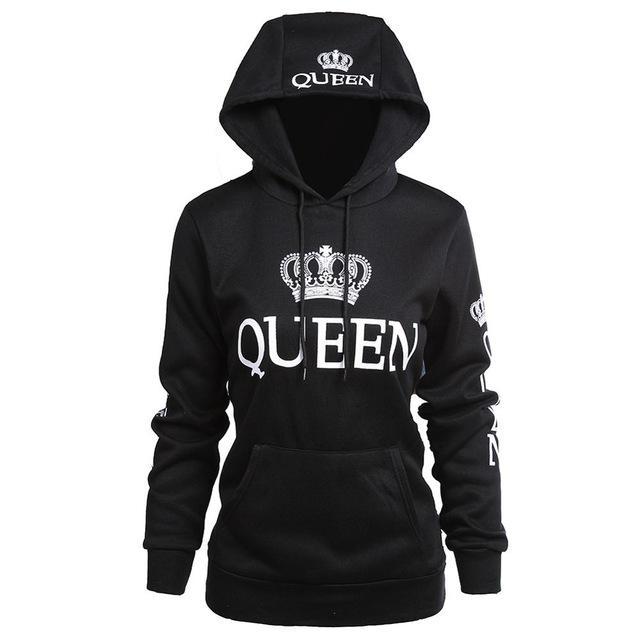 King Queen Hoodies