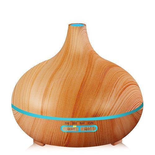 300ml Wood Grain Cool Mist Aroma Diffuser - Andredamart