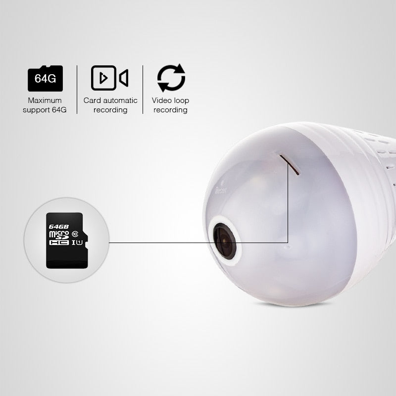 Light Bulb Home Camera