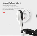 VR headset with built-in headphones