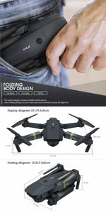 WiFi FPV Wide Angle HD Camera High Hold Mode Foldable Drone