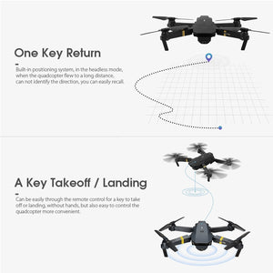WiFi FPV Wide Angle HD Camera High Hold Mode Foldable Drone