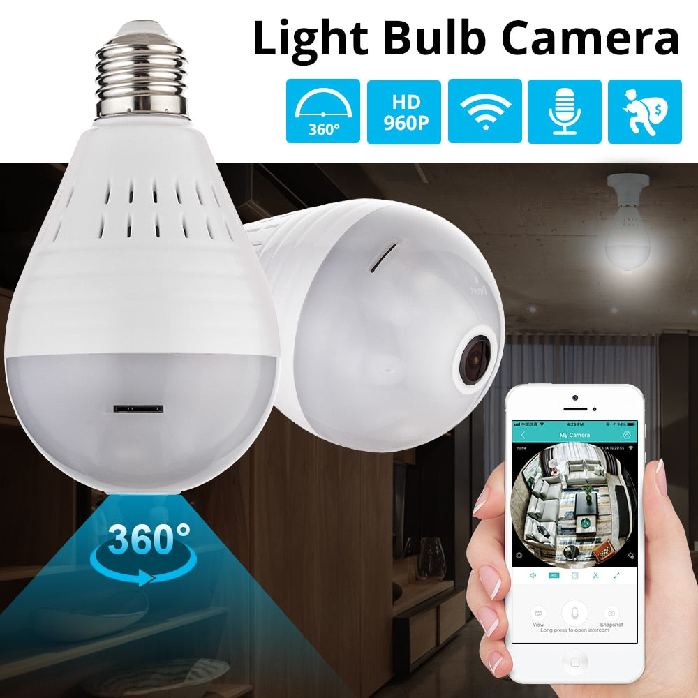 Light Bulb Home Camera