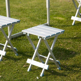 Portable Folding Camping Outdoor Picnic Party Table Garden BBQ Chairs w/4 Seats
